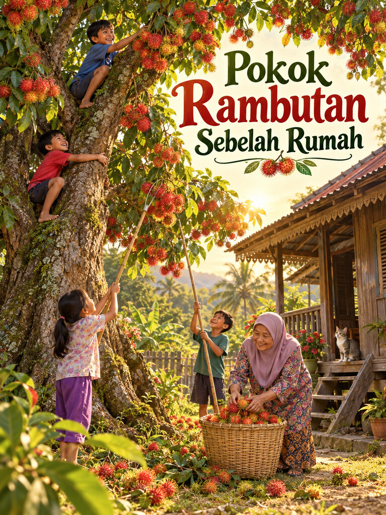 Pokok Rambutan Sebelah Rumah