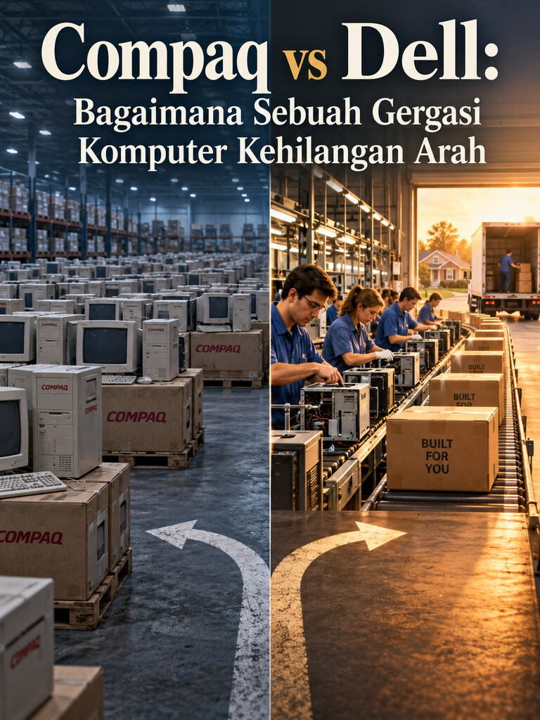 Compaq vs Dell: Bagaimana Sebuah Gergasi Komputer Kehilangan Arah