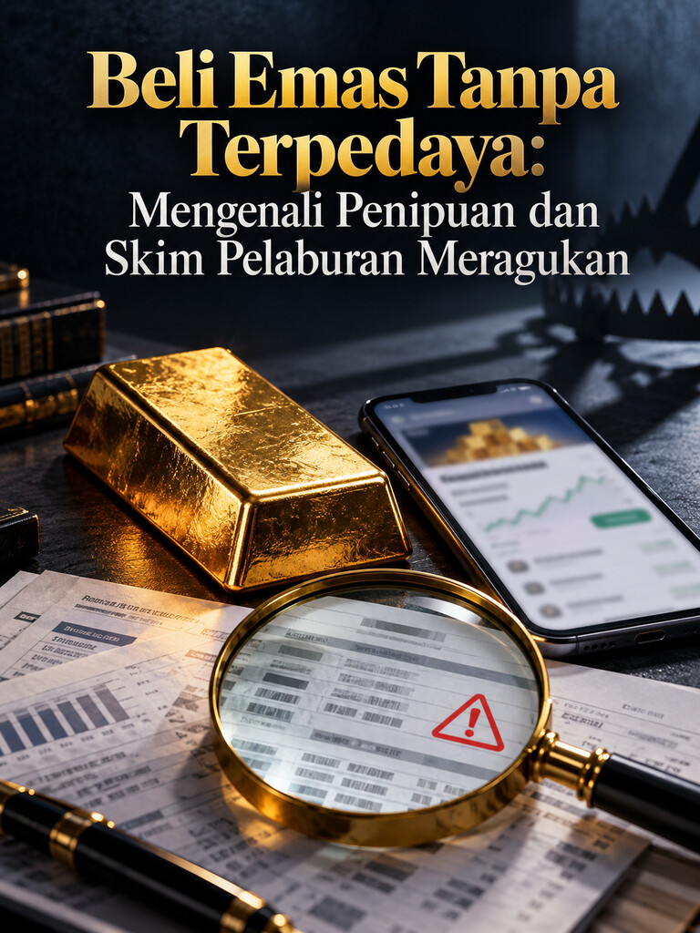 Beli Emas Tanpa Terpedaya: Mengenali Penipuan dan Skim Pelaburan Meragukan