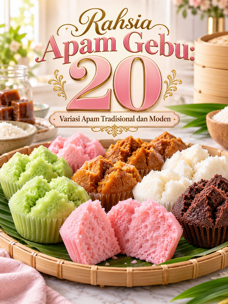 Rahsia Apam Gebu: 20 Variasi Apam Tradisional dan Moden