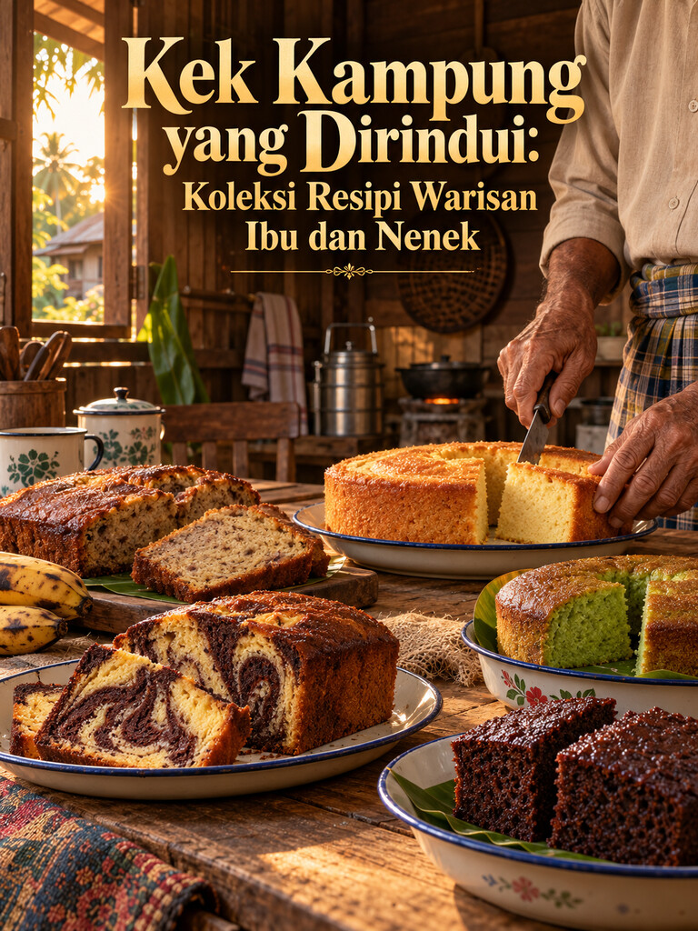 Kek Kampung yang Dirindui: Koleksi Resipi Warisan Ibu dan Nenek