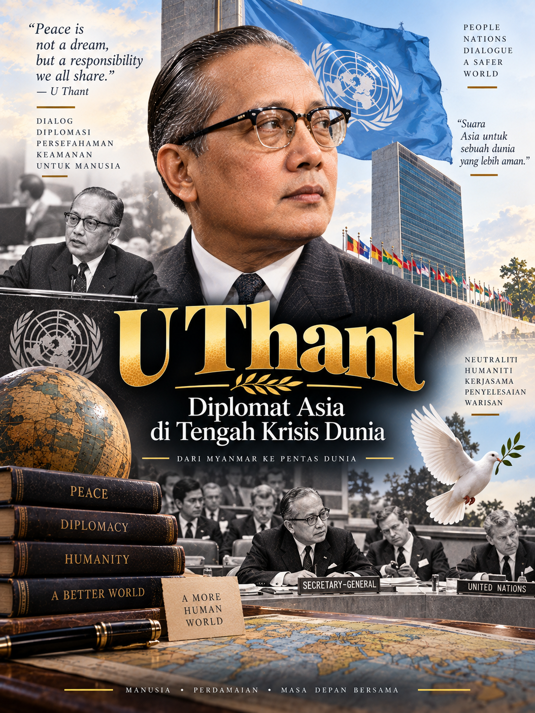 U Thant: Diplomat Asia di Tengah Krisis Dunia