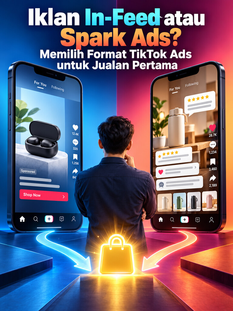 Iklan In-Feed atau Spark Ads? Memilih Format TikTok Ads untuk Jualan Pertama