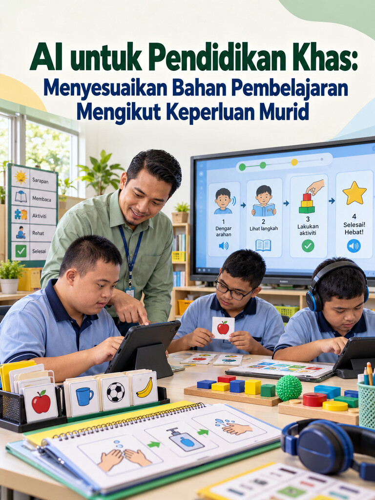 AI untuk Pendidikan Khas: Menyesuaikan Bahan Pembelajaran Mengikut Keperluan Murid