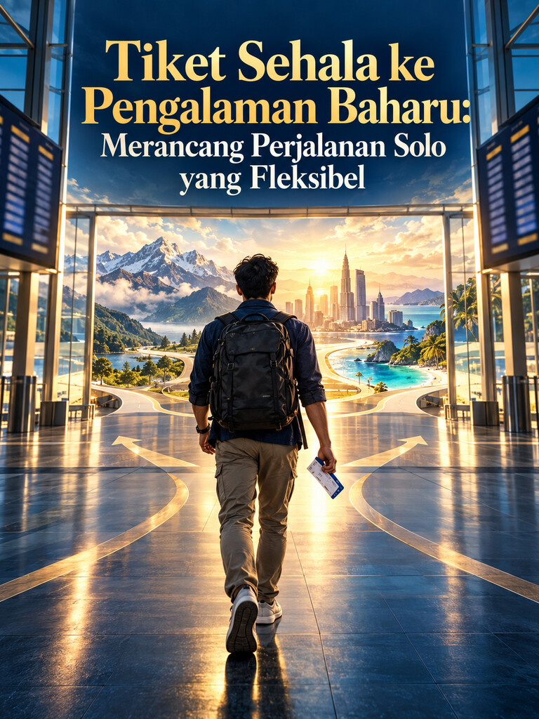 Tiket Sehala ke Pengalaman Baharu: Merancang Perjalanan Solo yang Fleksibel