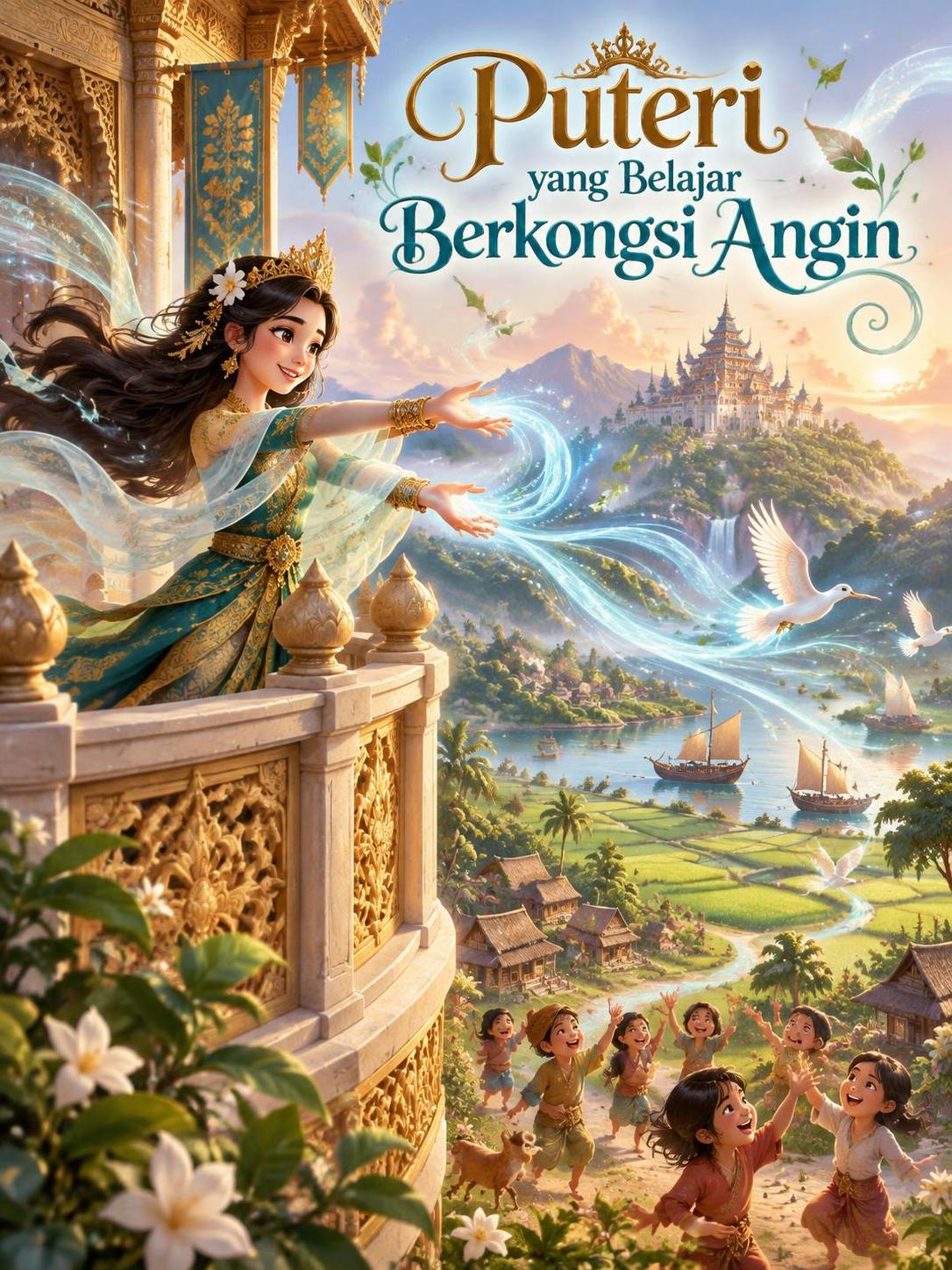 Puteri yang Belajar Berkongsi Angin