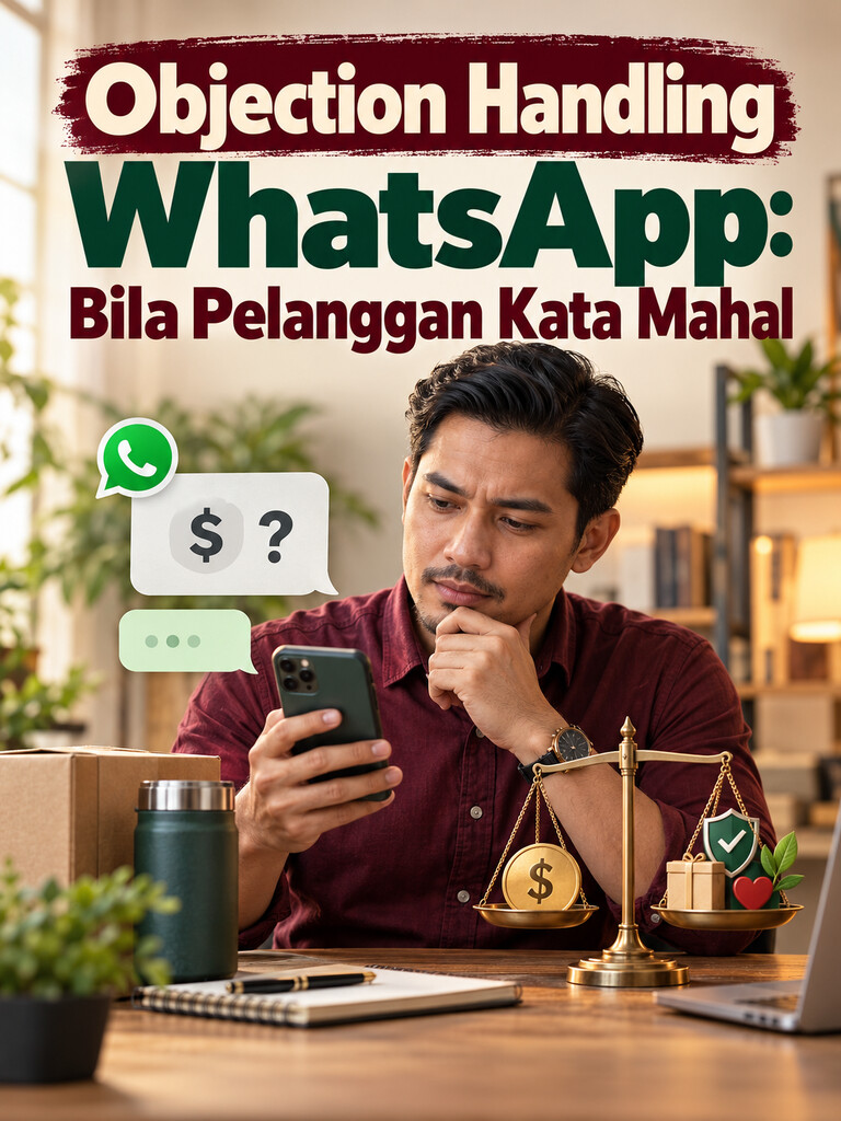Objection Handling WhatsApp: Bila Pelanggan Kata Mahal