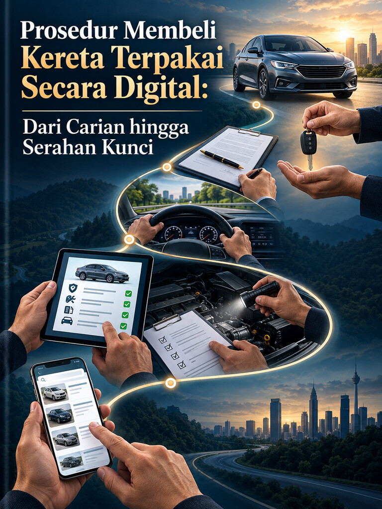 Prosedur Membeli Kereta Terpakai Secara Digital: Dari Carian hingga Serahan Kunci