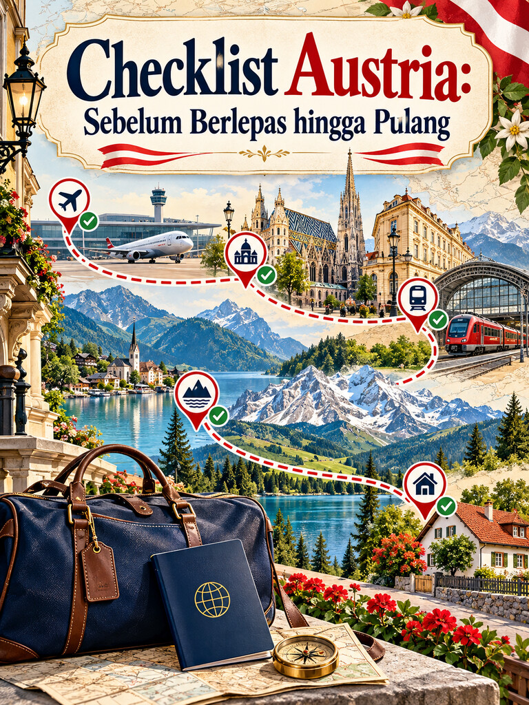 Checklist Austria: Sebelum Berlepas hingga Pulang