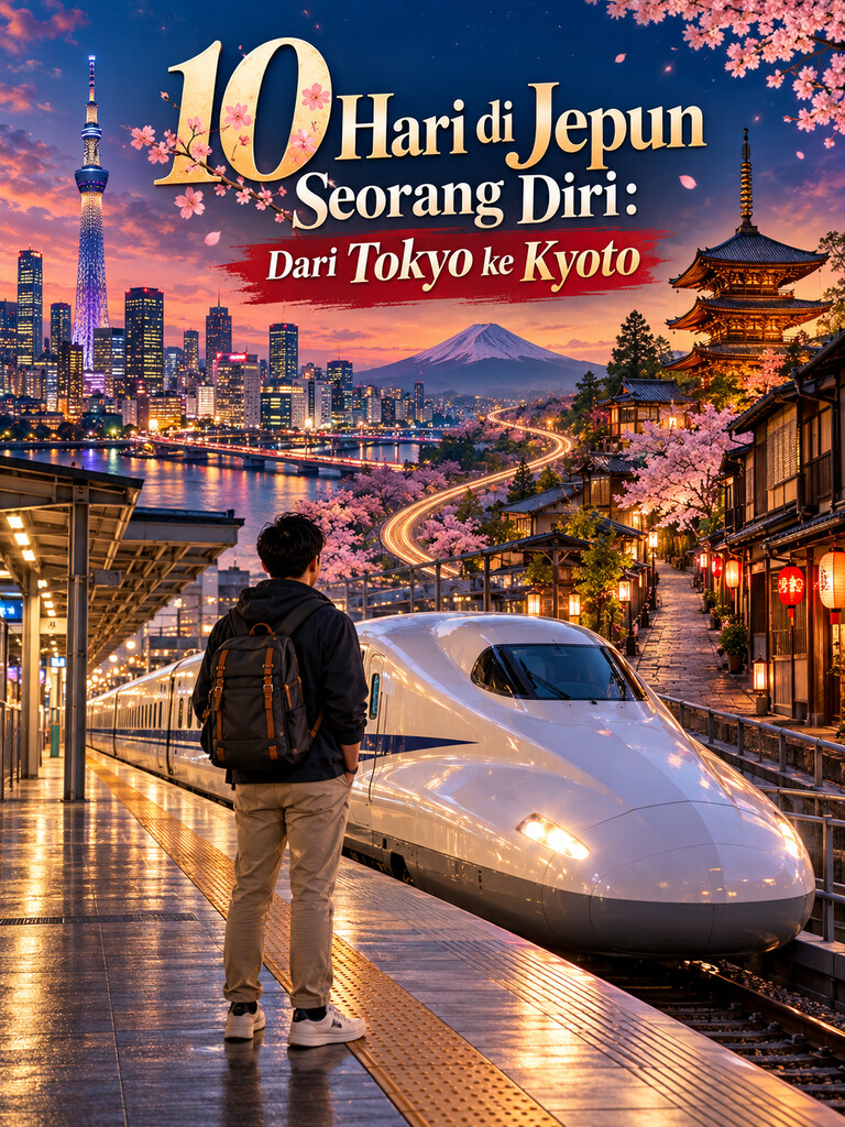 10 Hari di Jepun Seorang Diri: Dari Tokyo ke Kyoto