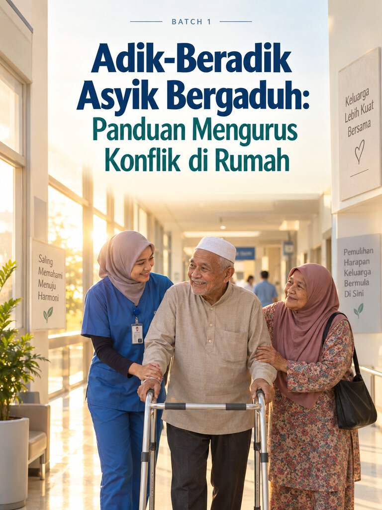Adik-Beradik Asyik Bergaduh: Panduan Mengurus Konflik di Rumah