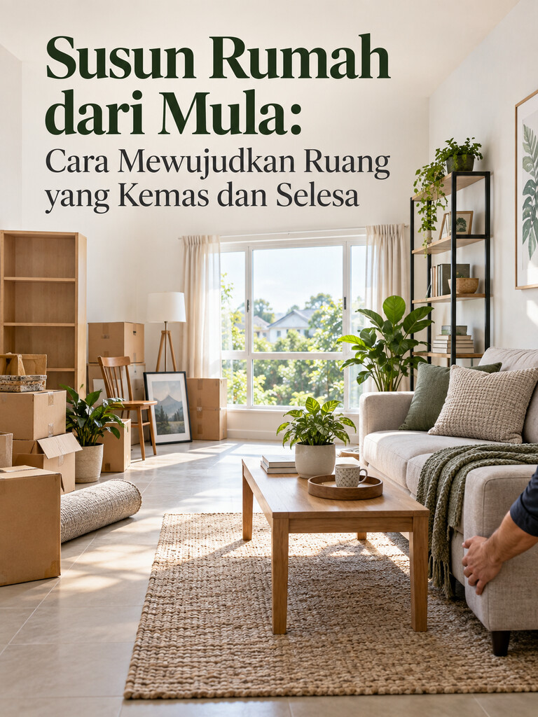 Susun Rumah dari Mula: Cara Mewujudkan Ruang yang Kemas dan Selesa