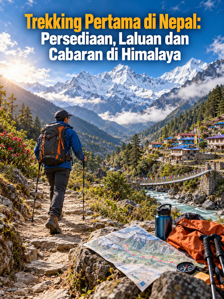 Trekking Pertama di Nepal: Persediaan, Laluan dan Cabaran di Himalaya