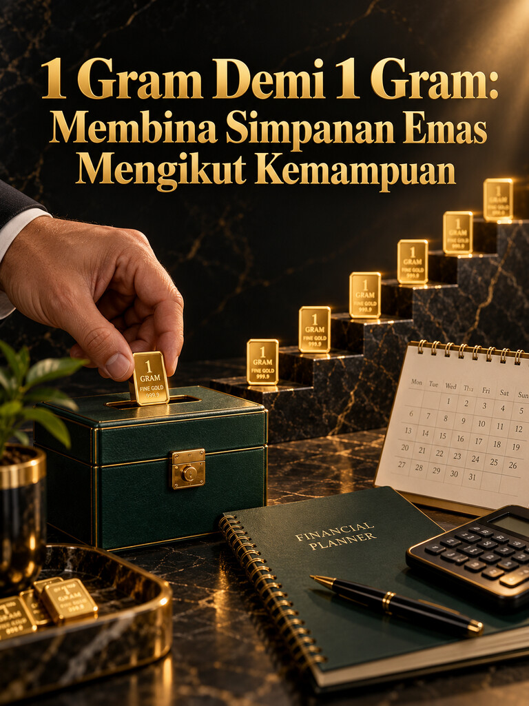 1 Gram Demi 1 Gram: Membina Simpanan Emas Mengikut Kemampuan