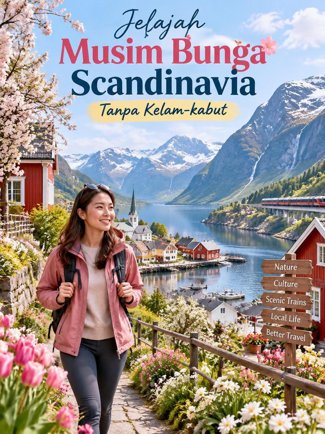 Jelajah Musim Bunga Scandinavia Tanpa Kelam-kabut