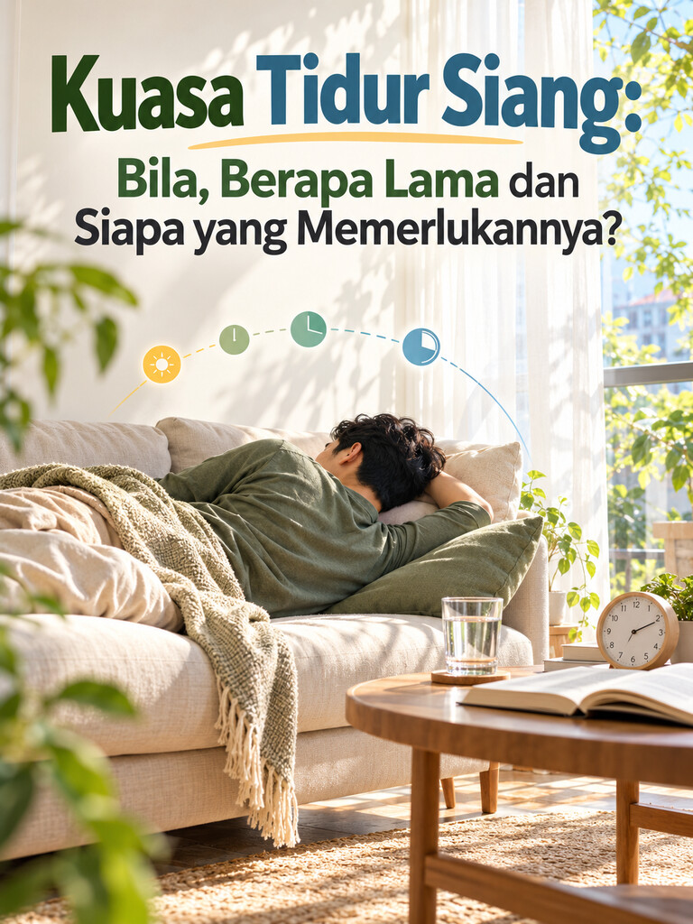 Kuasa Tidur Siang: Bila, Berapa Lama dan Siapa yang Memerlukannya?