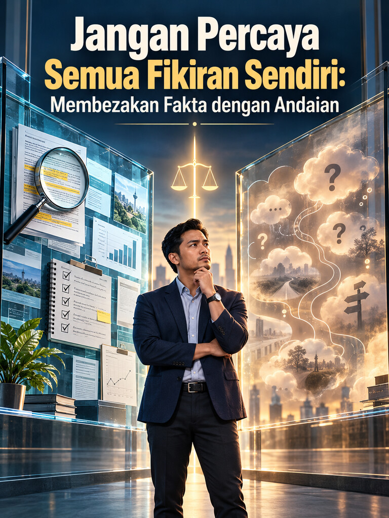 Jangan Percaya Semua Fikiran Sendiri: Membezakan Fakta dengan Andaian