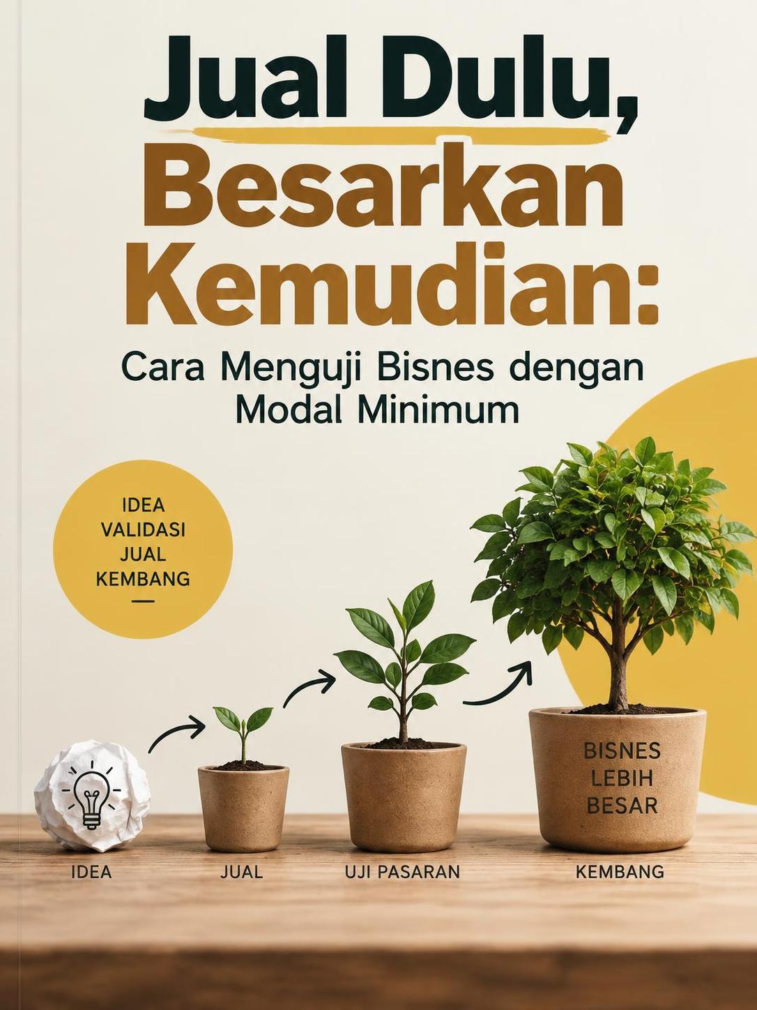 Jual Dulu, Besarkan Kemudian: Cara Menguji Bisnes dengan Modal Minimum