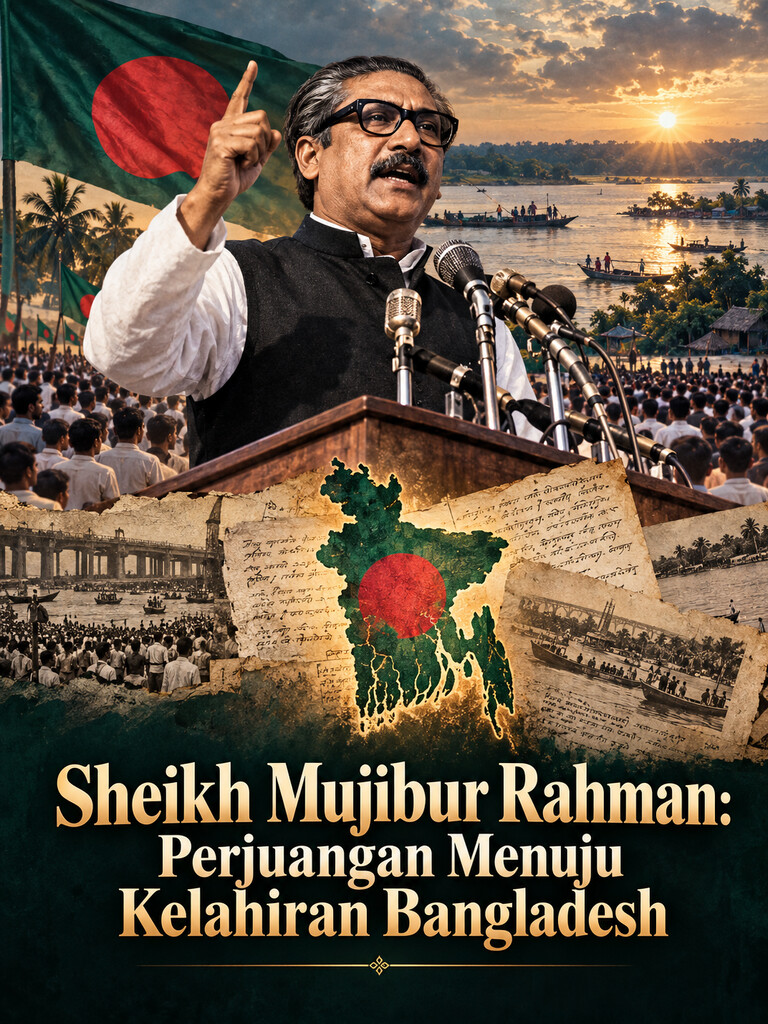 Sheikh Mujibur Rahman: Perjuangan Menuju Kelahiran Bangladesh