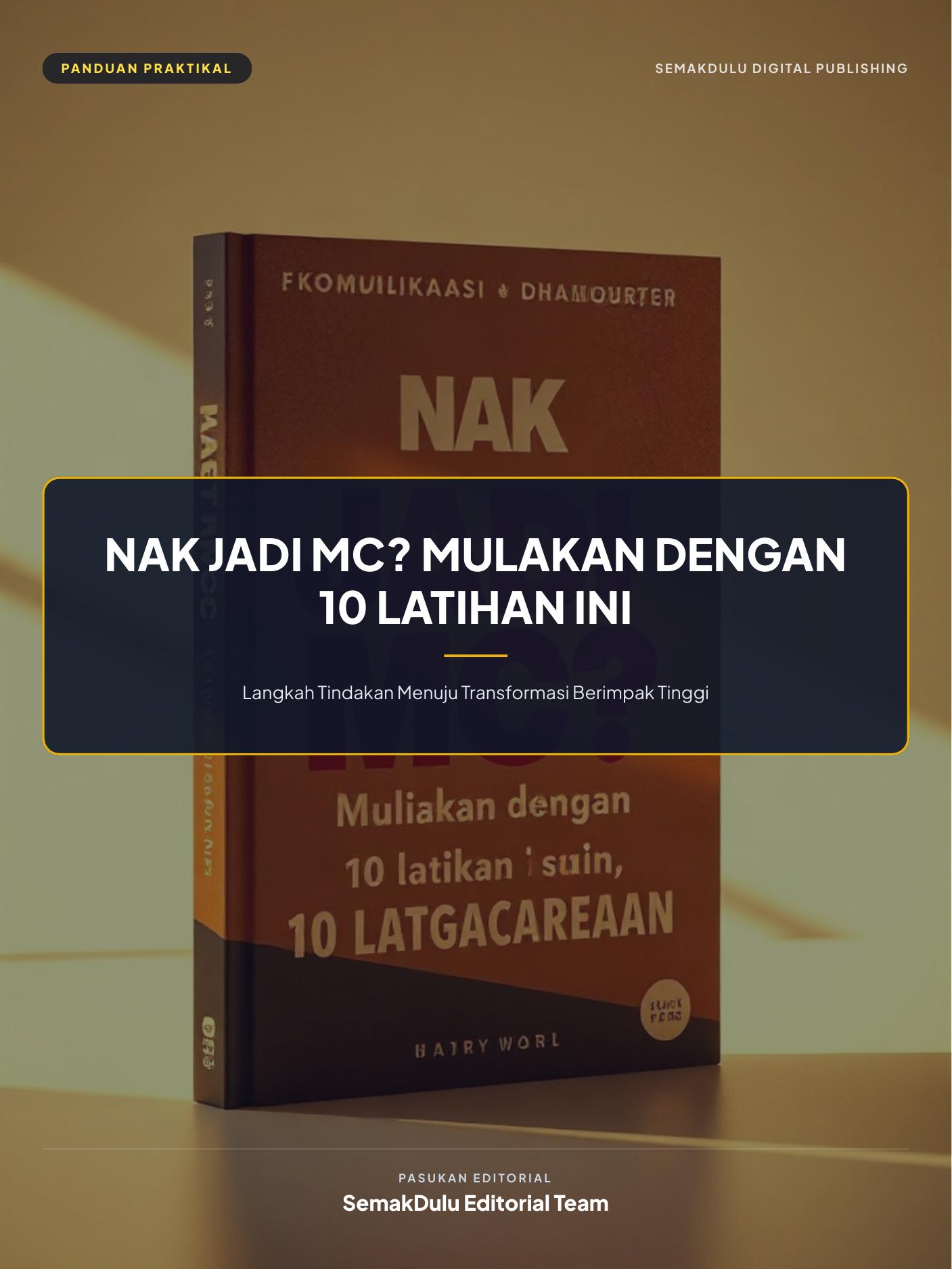 Nak Jadi MC? Mulakan dengan 10 Latihan Ini