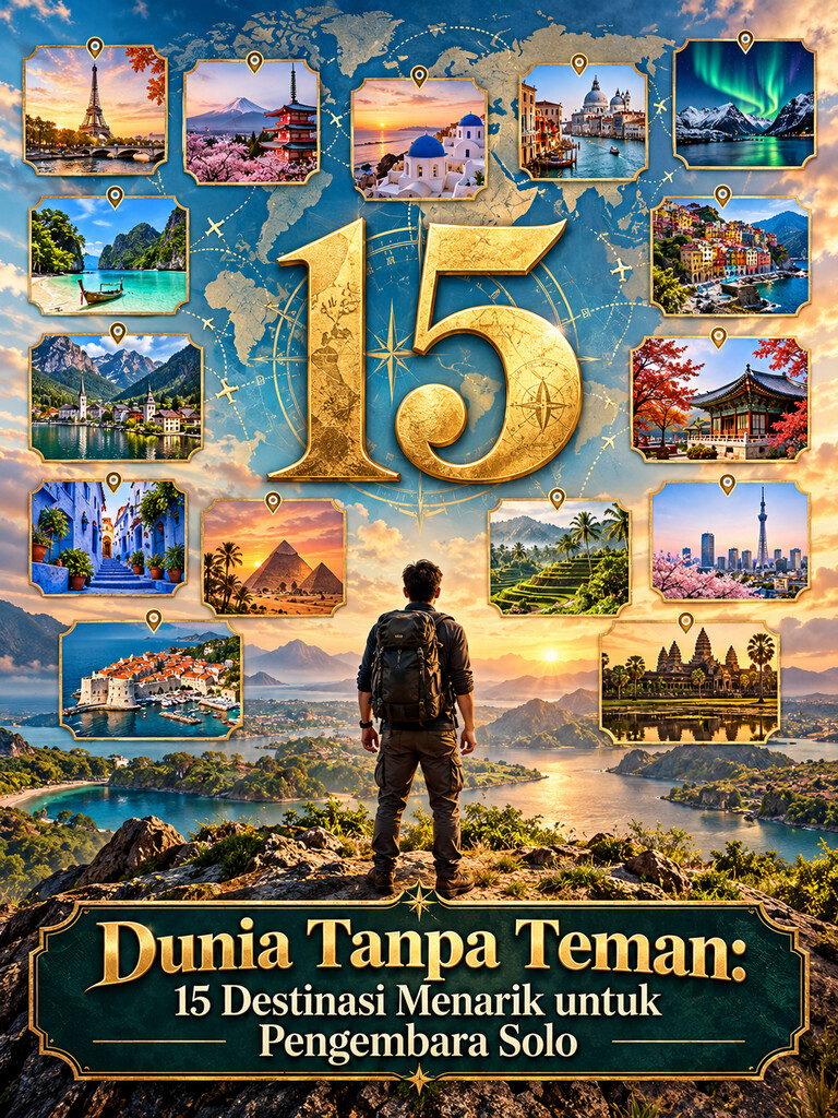 Dunia Tanpa Teman: 15 Destinasi Menarik untuk Pengembara Solo