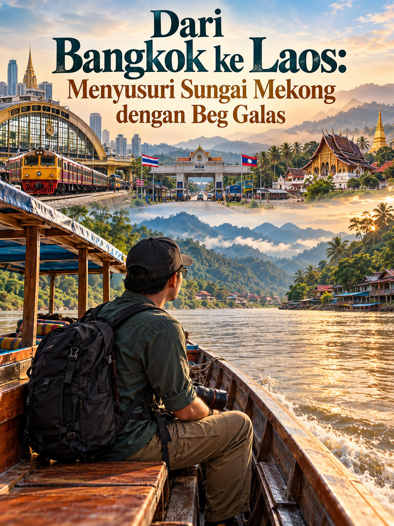 Dari Bangkok ke Laos: Menyusuri Sungai Mekong dengan Beg Galas