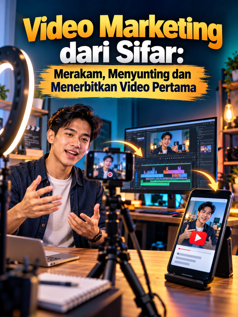Video Marketing dari Sifar: Merakam, Menyunting dan Menerbitkan Video Pertama