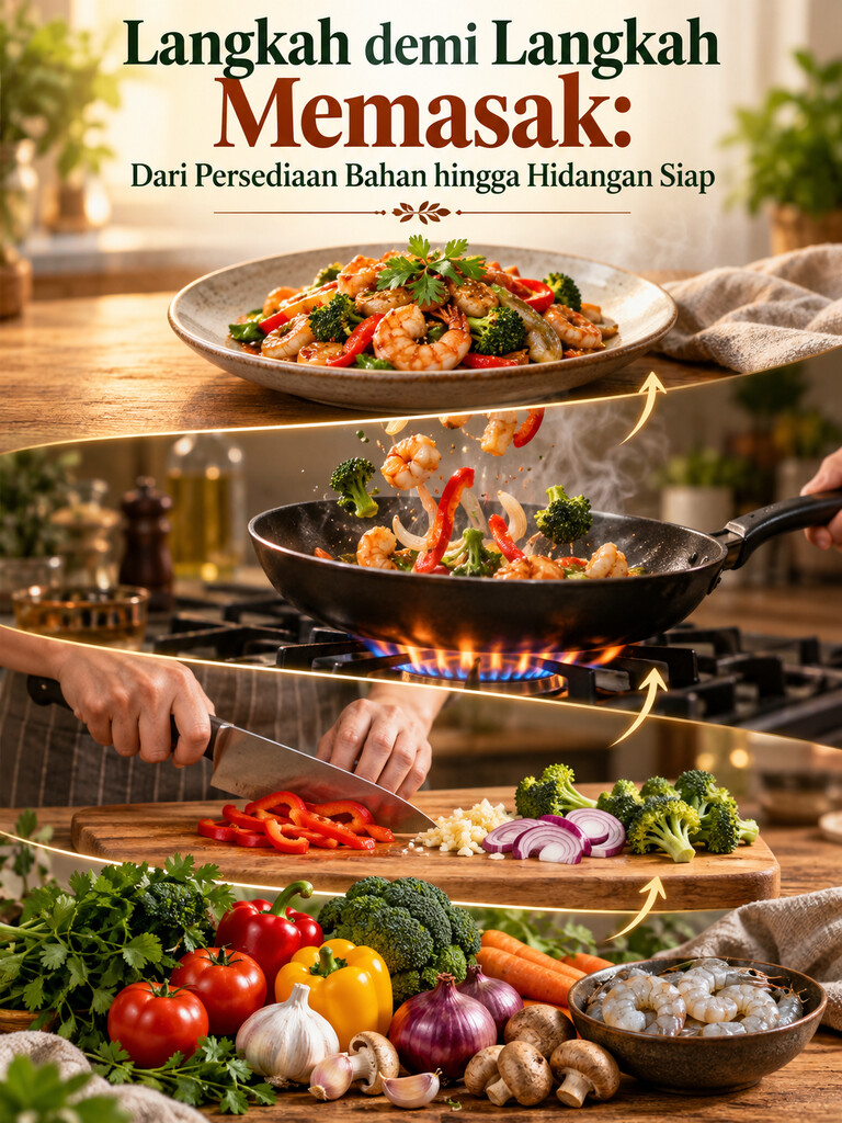 Langkah demi Langkah Memasak: Dari Persediaan Bahan hingga Hidangan Siap