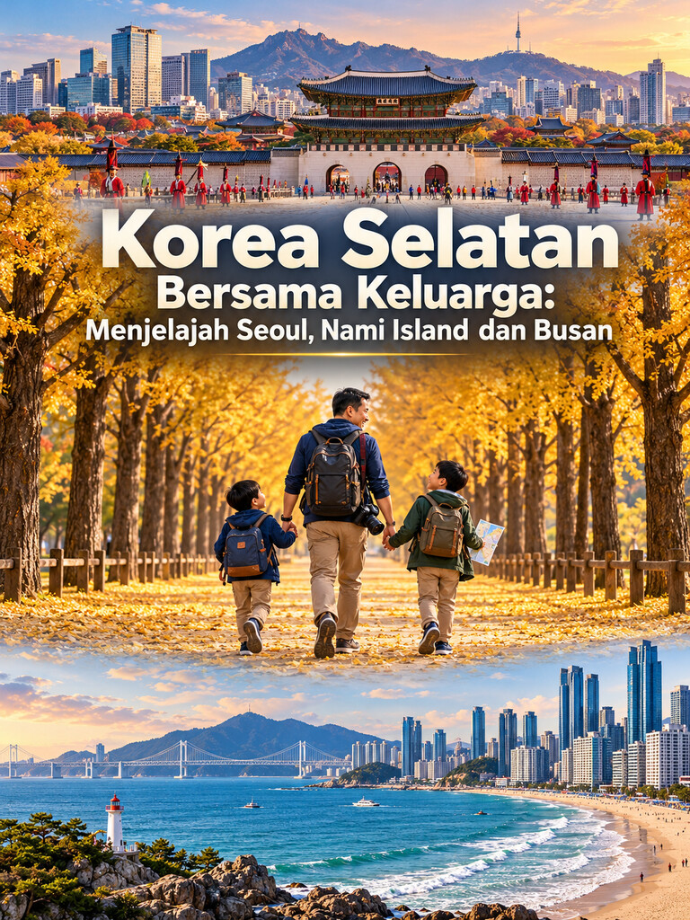Korea Selatan Bersama Keluarga: Menjelajah Seoul, Nami Island dan Busan