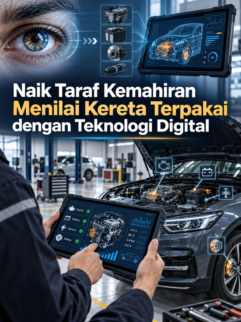 Naik Taraf Kemahiran Menilai Kereta Terpakai dengan Teknologi Digital