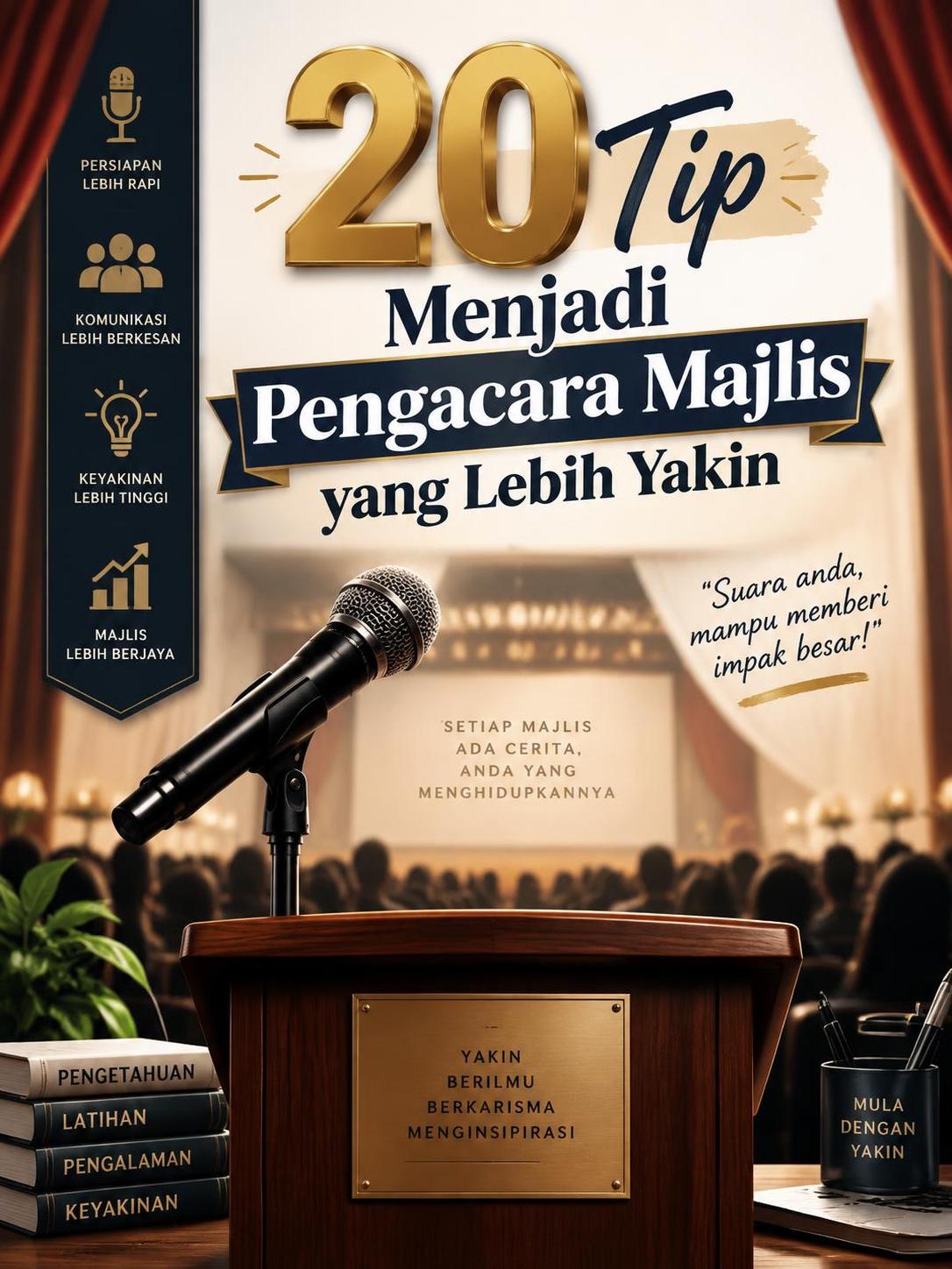 20 Tip Menjadi Pengacara Majlis yang Lebih Yakin