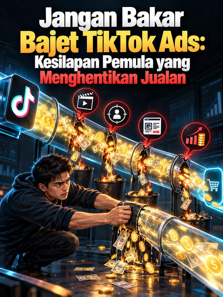Jangan Bakar Bajet TikTok Ads: Kesilapan Pemula yang Menghentikan Jualan