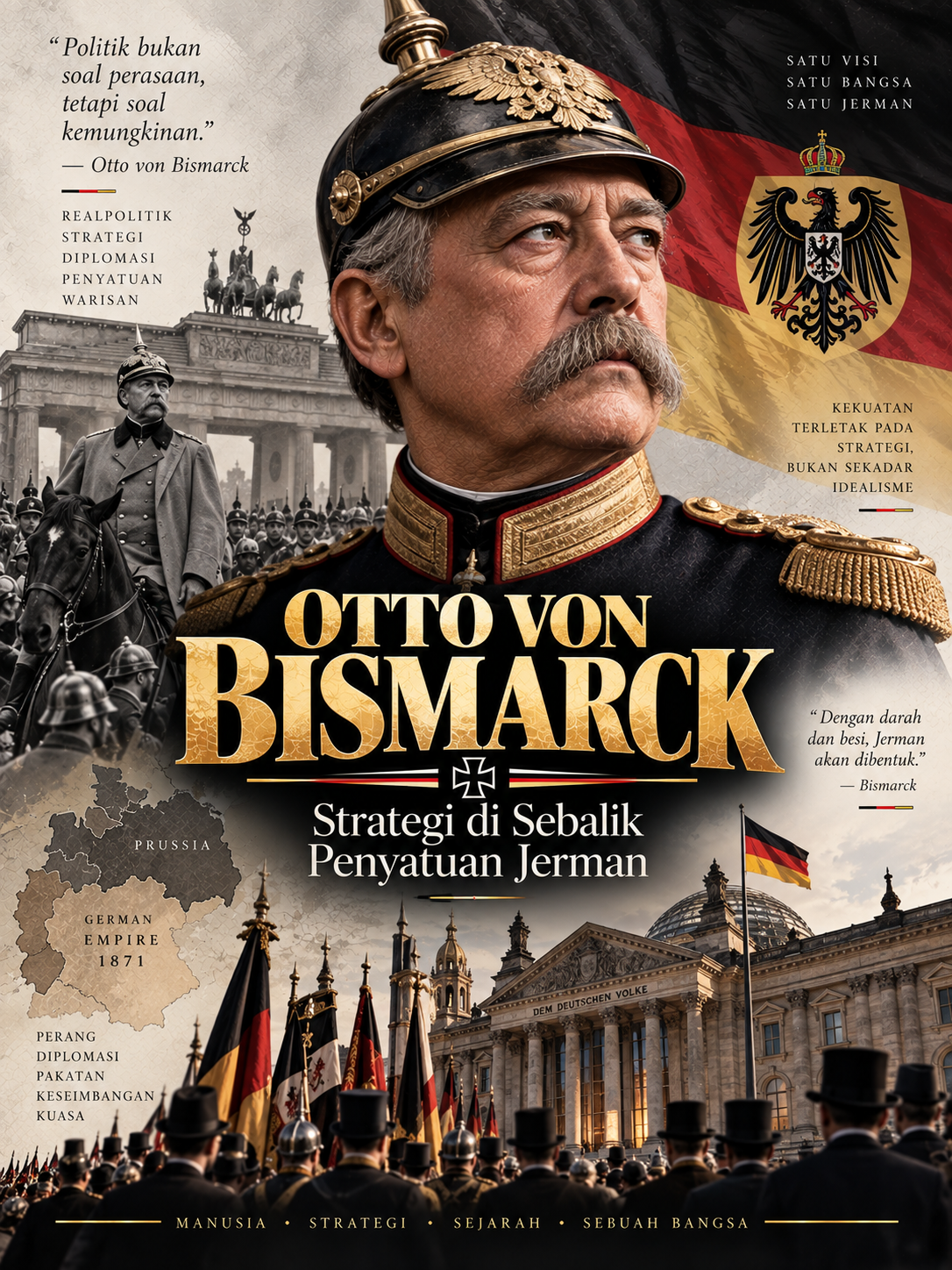 Otto von Bismarck: Strategi di Sebalik Penyatuan Jerman