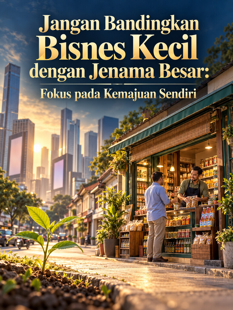 Jangan Bandingkan Bisnes Kecil dengan Jenama Besar: Fokus pada Kemajuan Sendiri