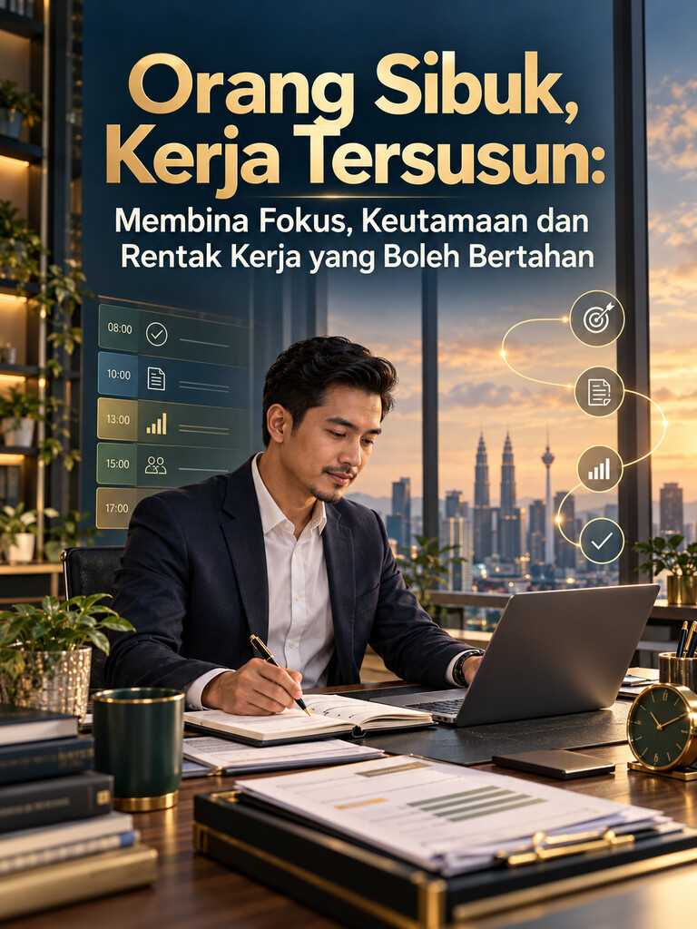 Orang Sibuk, Kerja Tersusun: Membina Fokus, Keutamaan dan Rentak Kerja yang Boleh Bertahan