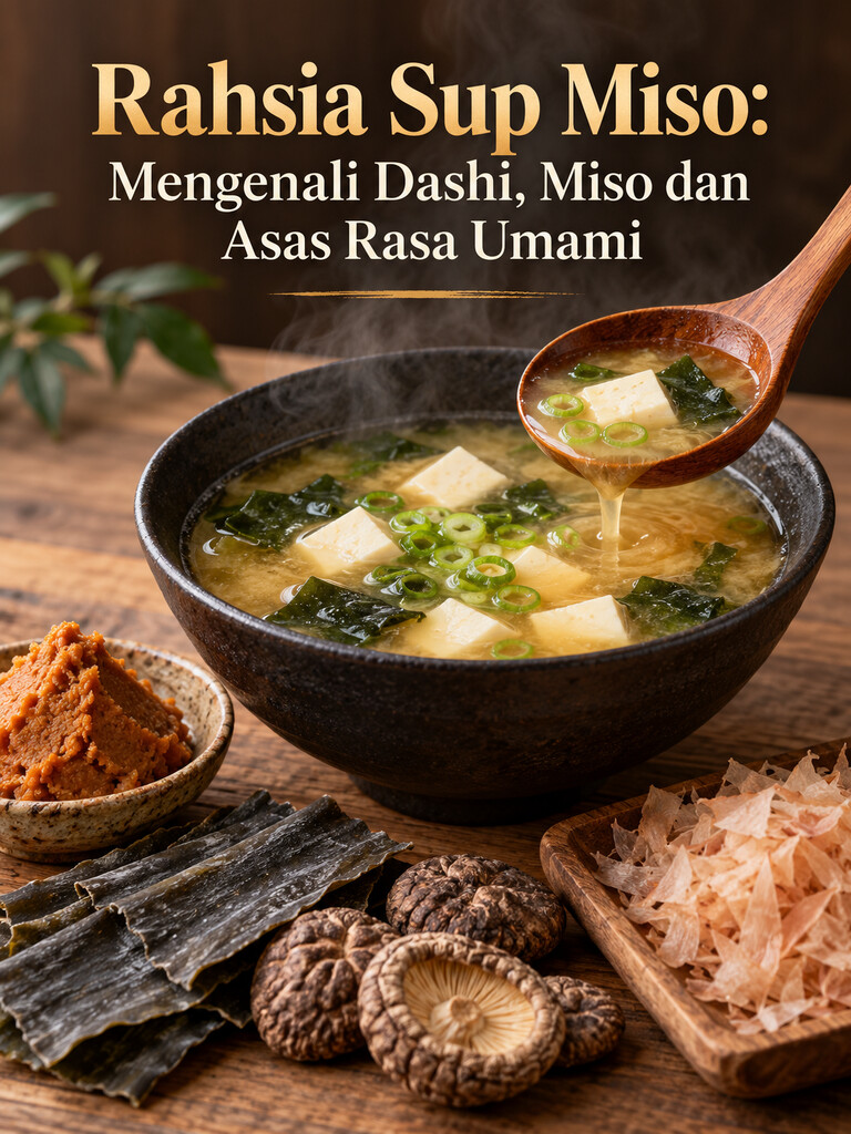 Rahsia Sup Miso: Mengenali Dashi, Miso dan Asas Rasa Umami