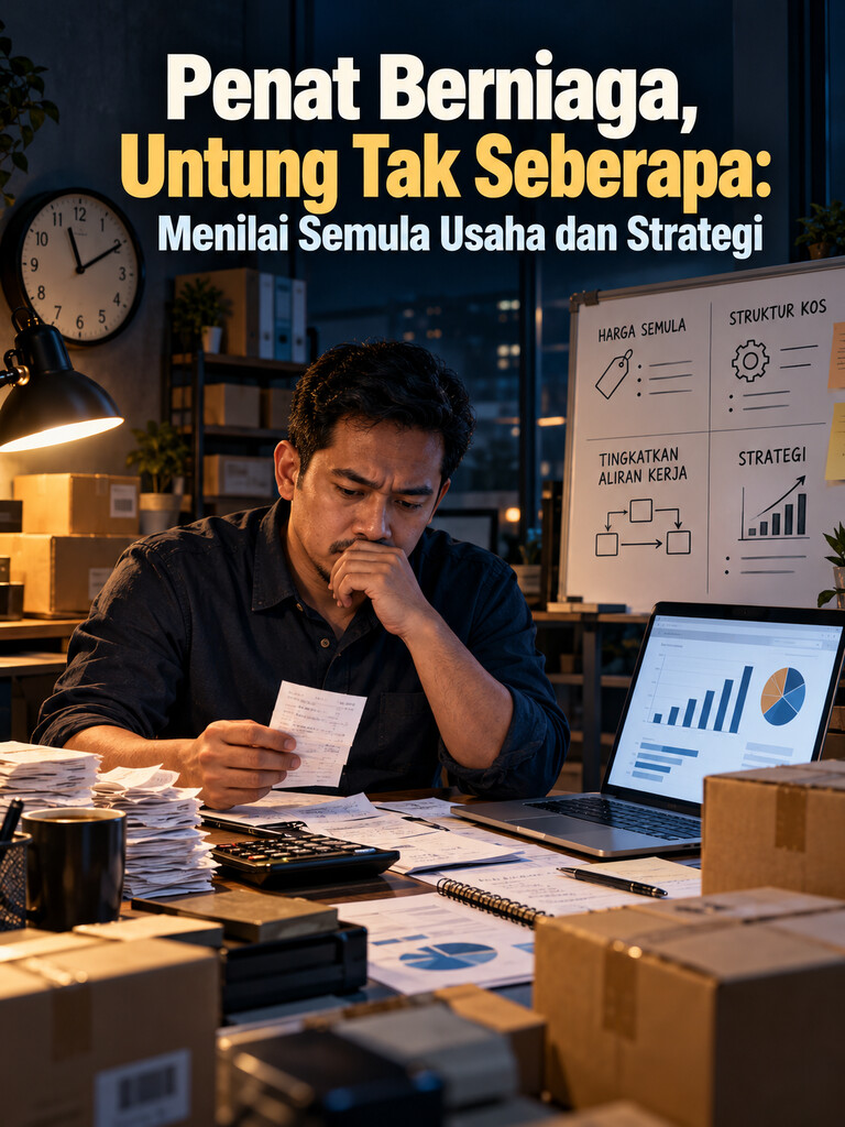 Penat Berniaga, Untung Tak Seberapa: Menilai Semula Usaha dan Strategi