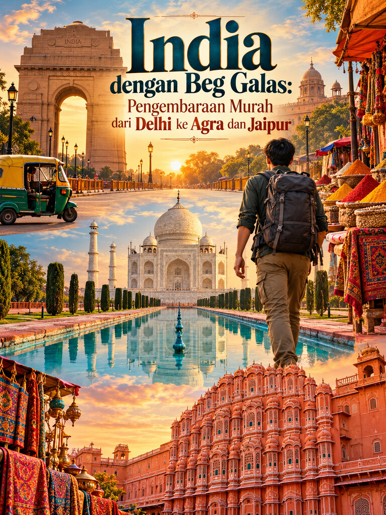 India dengan Beg Galas: Pengembaraan Murah dari Delhi ke Agra dan Jaipur