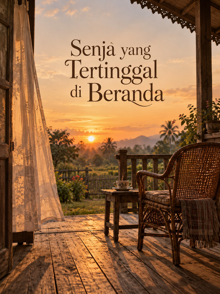 Senja yang Tertinggal di Beranda