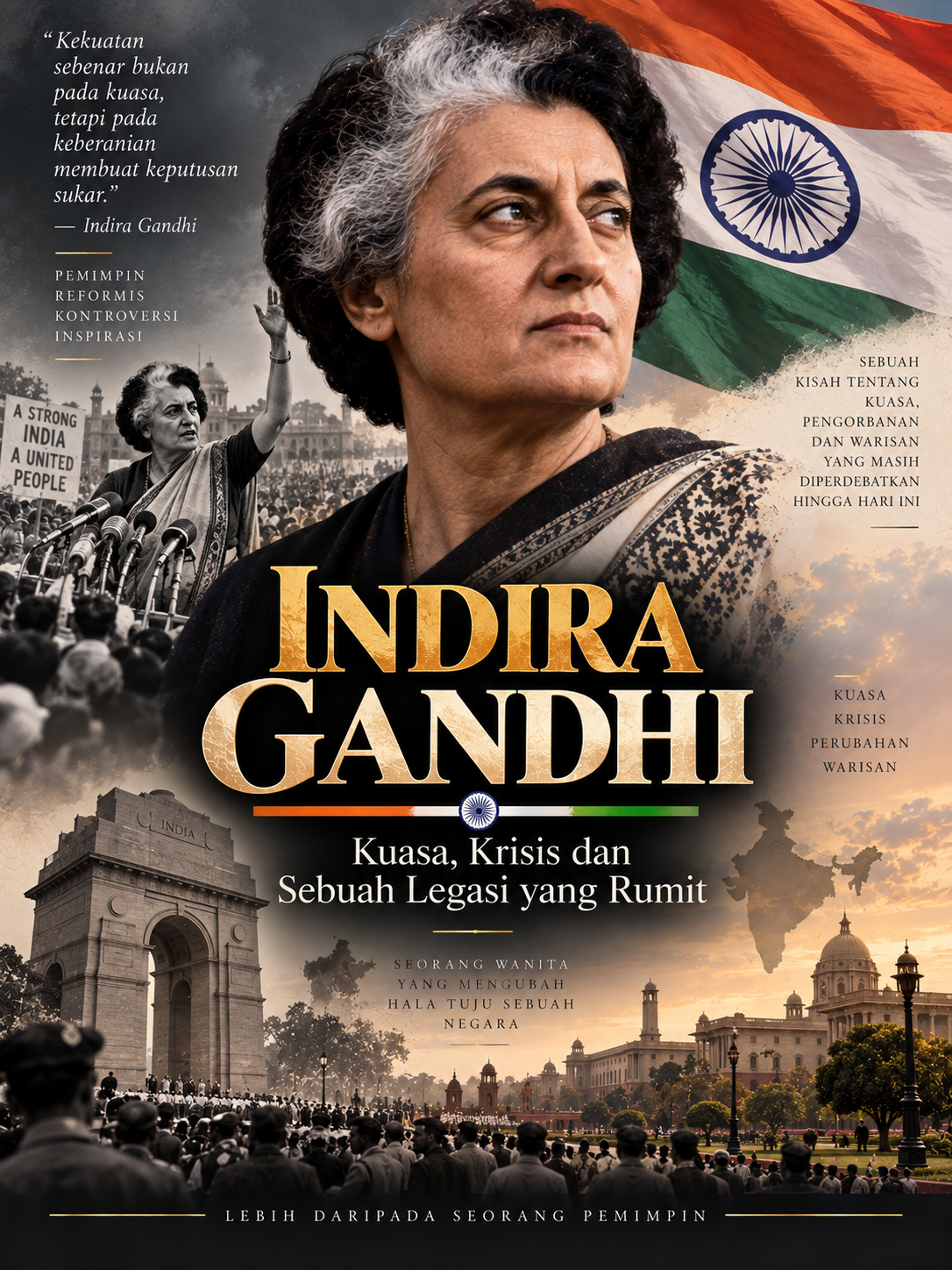 Indira Gandhi: Kuasa, Krisis dan Sebuah Legasi yang Rumit