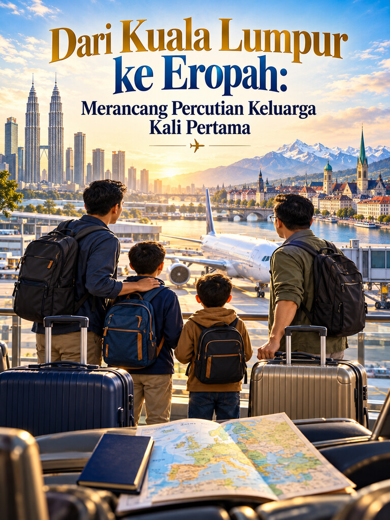 Dari Kuala Lumpur ke Eropah: Merancang Percutian Keluarga Kali Pertama