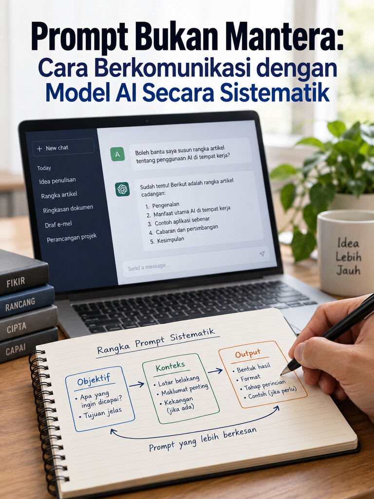 Prompt Bukan Mantera: Cara Berkomunikasi dengan Model AI Secara Sistematik