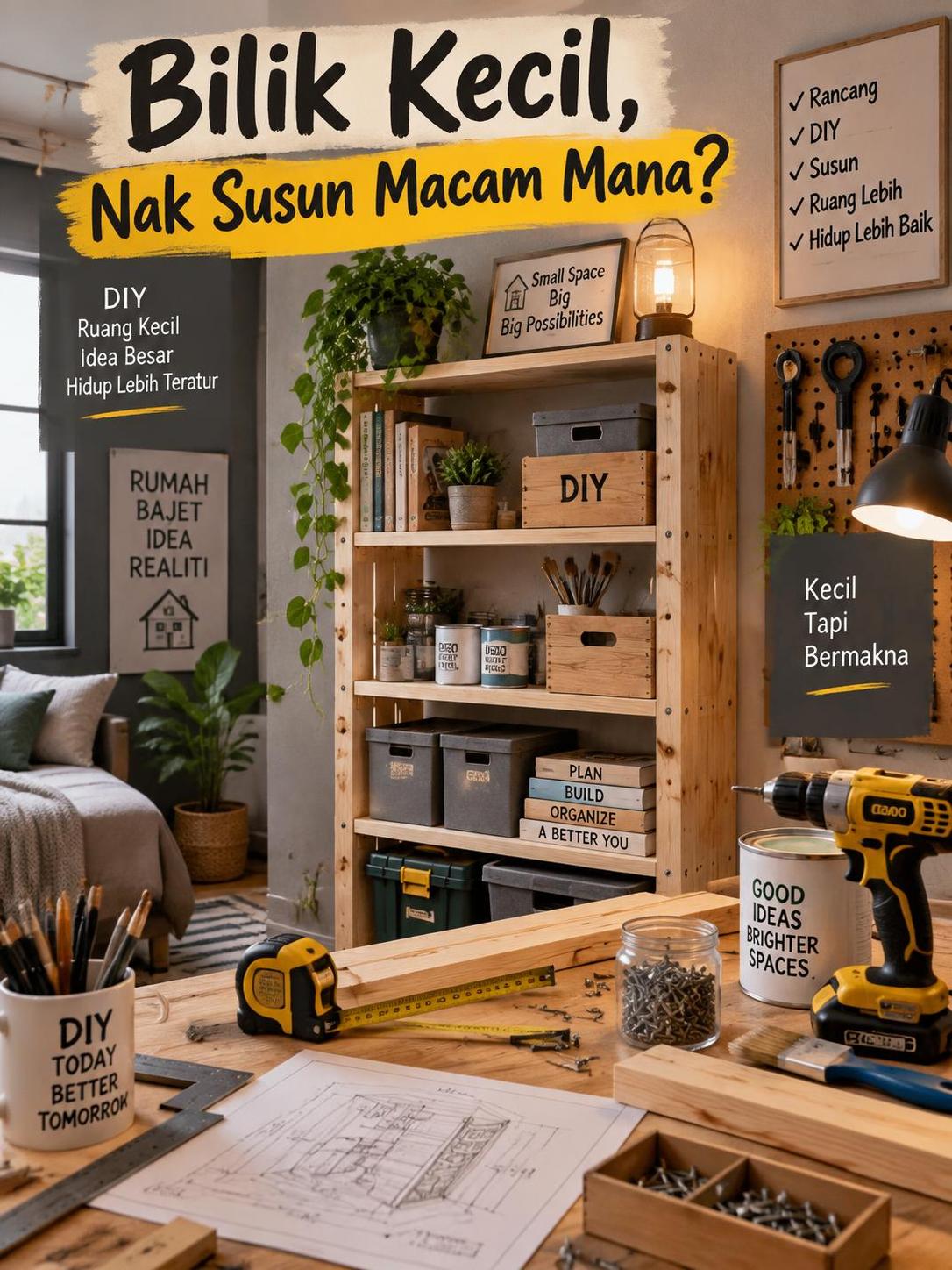 Bilik Kecil, Nak Susun Macam Mana?
