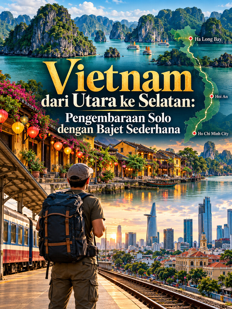 Vietnam dari Utara ke Selatan: Pengembaraan Solo dengan Bajet Sederhana