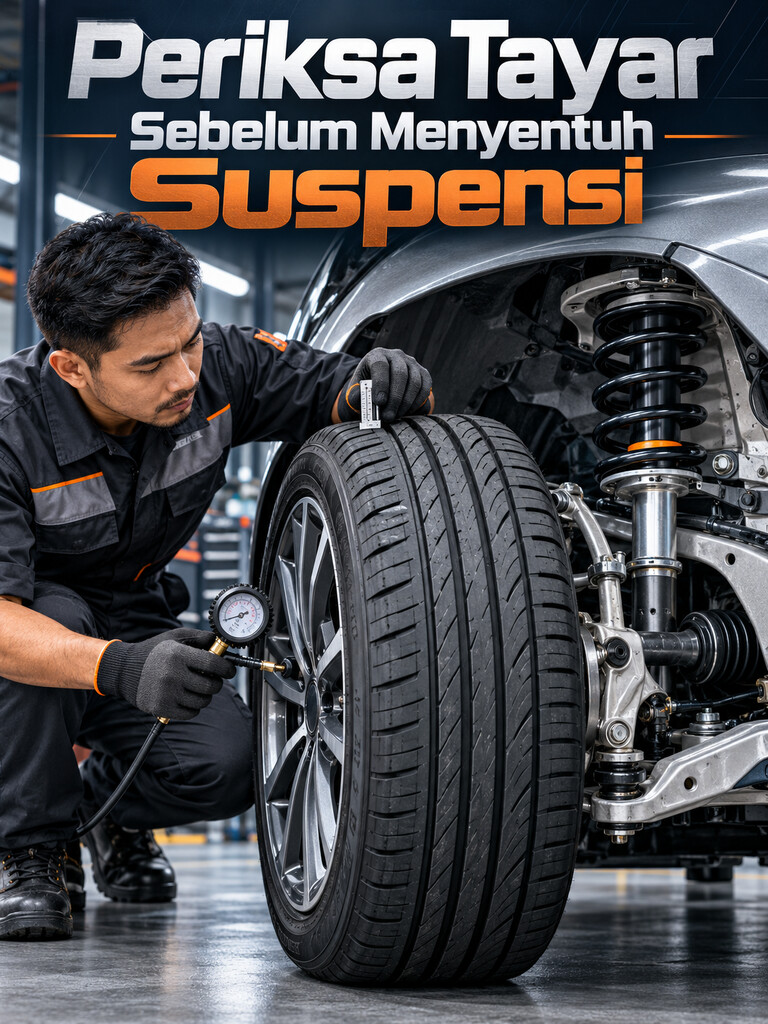 Periksa Tayar Sebelum Menyentuh Suspensi
