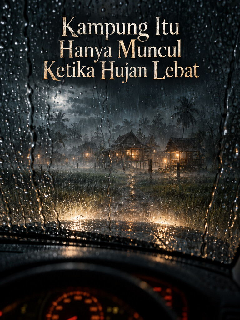 Kampung Itu Hanya Muncul Ketika Hujan Lebat