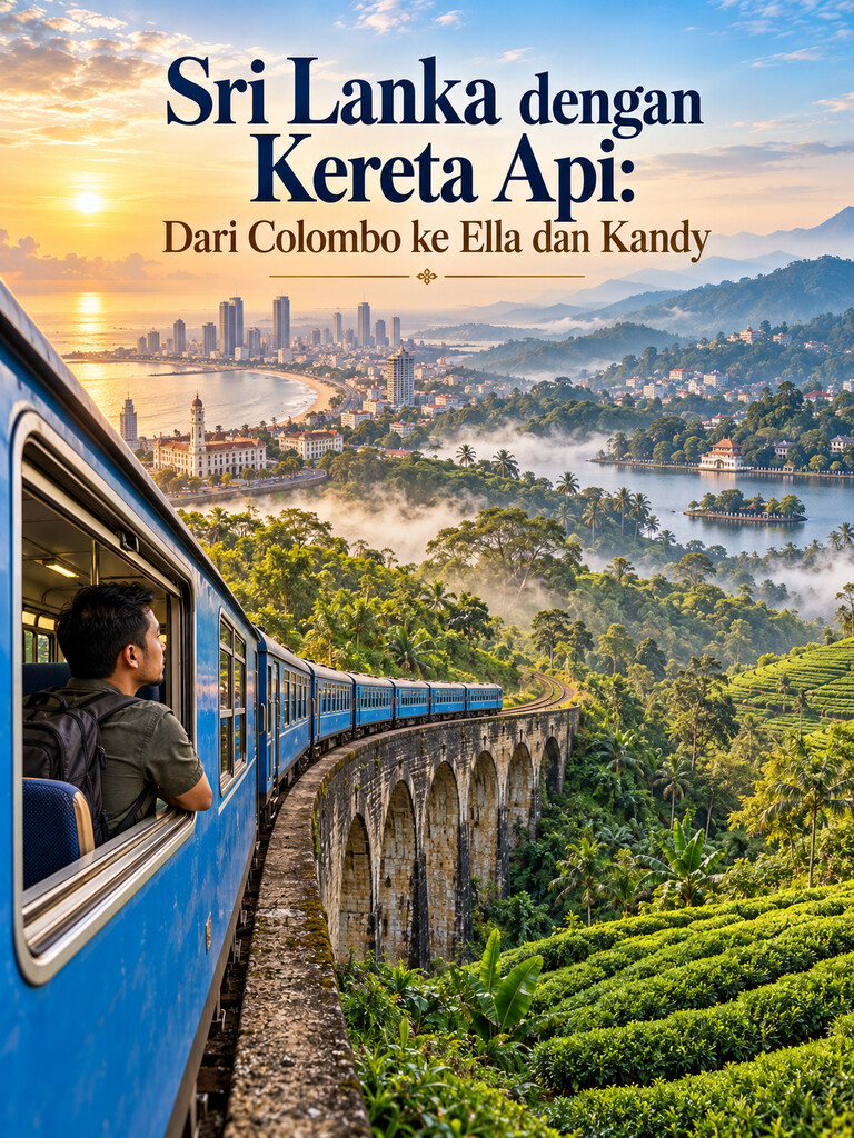 Sri Lanka dengan Kereta Api: Dari Colombo ke Ella dan Kandy
