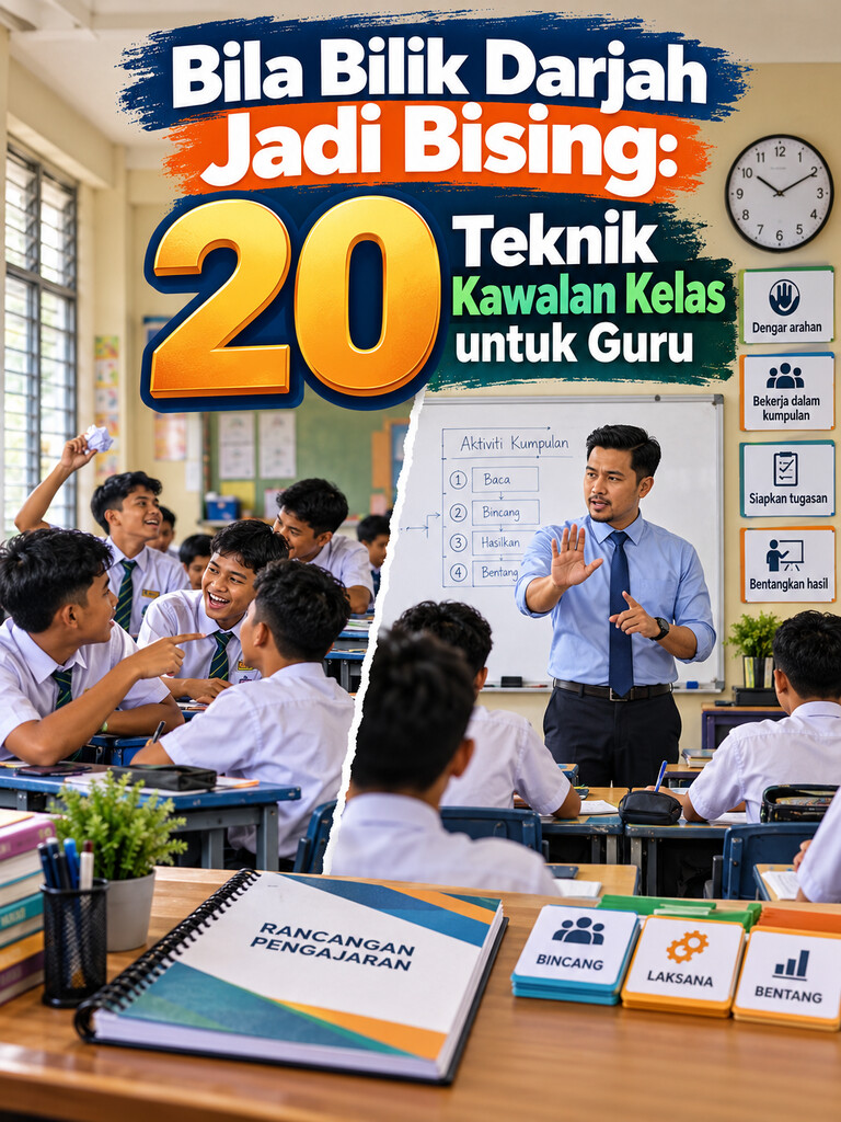 Bila Bilik Darjah Jadi Bising: 20 Teknik Kawalan Kelas untuk Guru