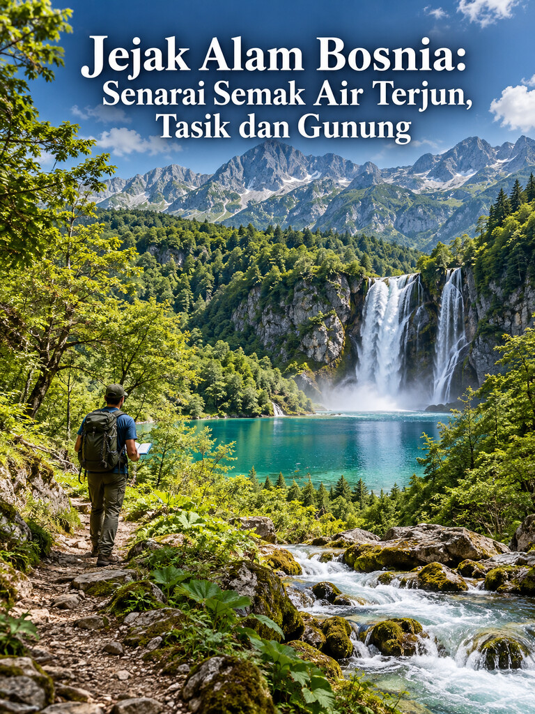 Jejak Alam Bosnia: Senarai Semak Air Terjun, Tasik dan Gunung
