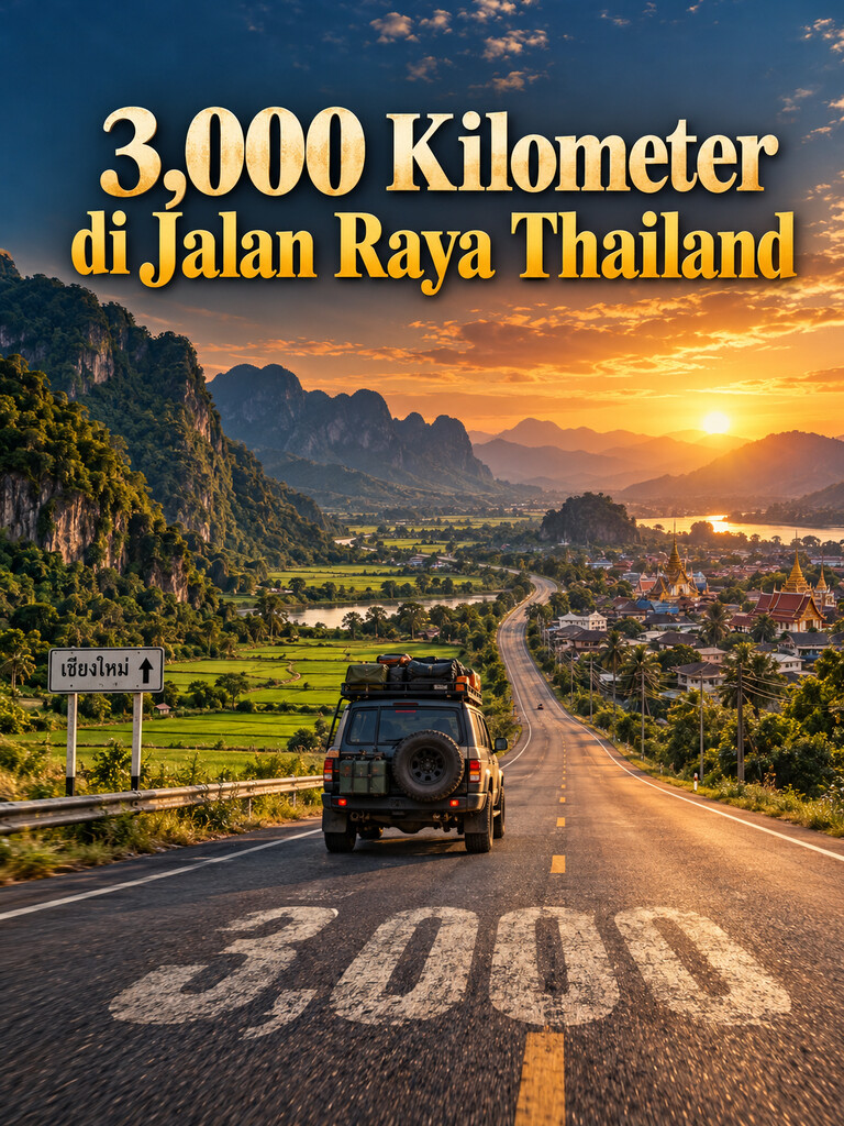 3,000 Kilometer di Jalan Raya Thailand